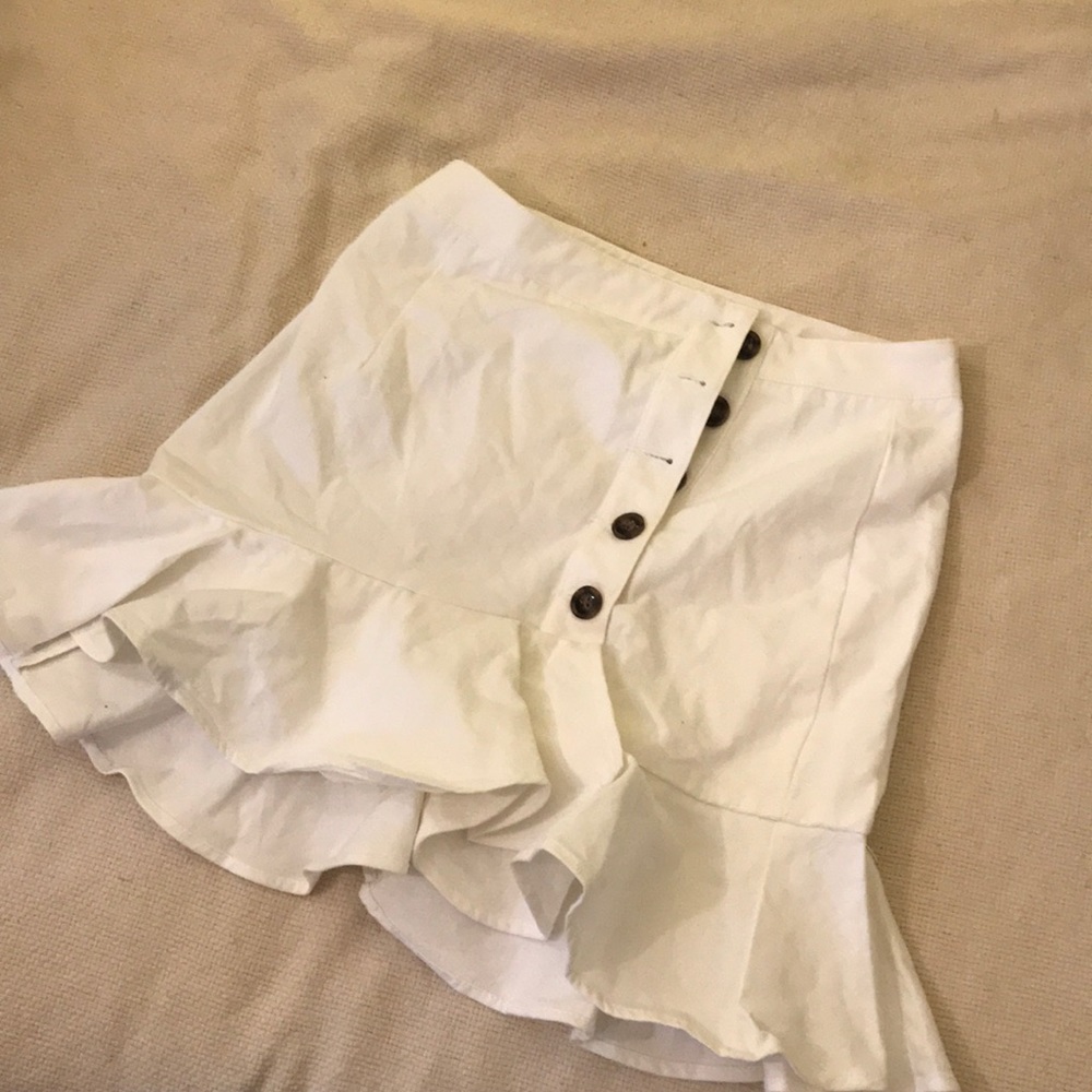 White skirt